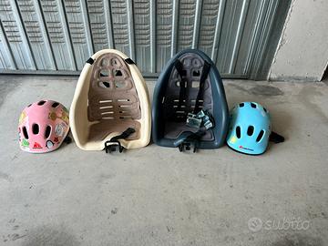 SEGGIOLINI BICI + CASCHETTI