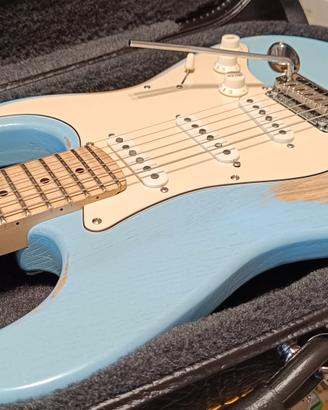 Stratocaster Liuteria Light Blue Relic Lodato 