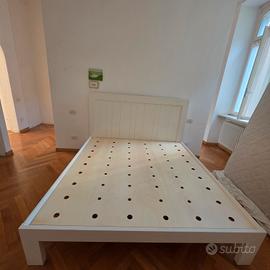Letto matrimoniale con materasso Materflex