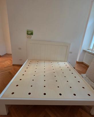 Letto matrimoniale con materasso Materflex