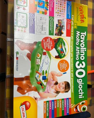 Tavolino Lisciani 30 giochi