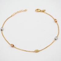 Bracciale nei 3 colori dell' oro 18 kt E.240