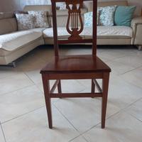 arredamento 4 sedie legno massello 