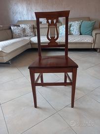 arredamento 4 sedie legno massello 