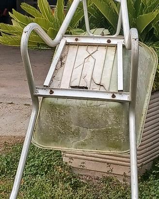 Struttura in alluminio senza ruota per cariola