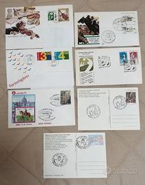 buste e cartoline con annullo