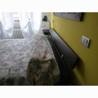Letto IKEA HOPEN 160x200 nero/marrone con rete reg