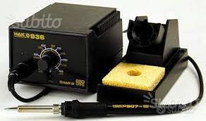 Techly Stazione Saldatura Analogica 48W 150-480°C Con Supporto E Spugnetta - Blu - 2