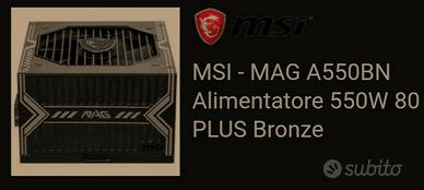 Alimentatore MSI MAG  A550BN 550 Watt
