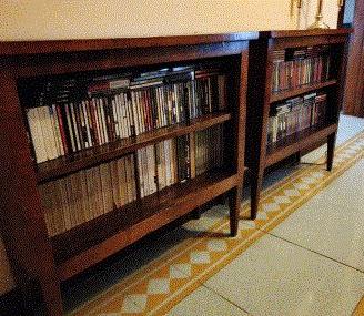Libreria bassa/Etargere  antiche in noce