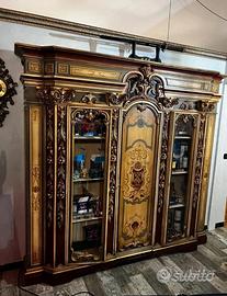 Vetrina Barocca Pellizzoni in ciliegio