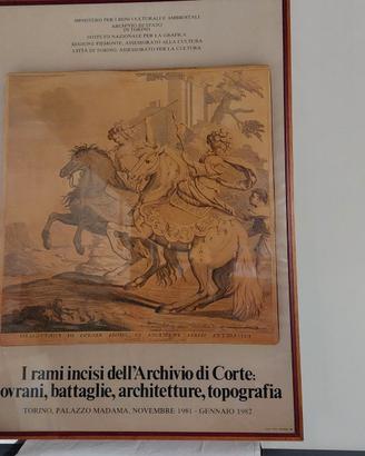 Riproduzione a stampa Mostra Palazzo Madama Torino