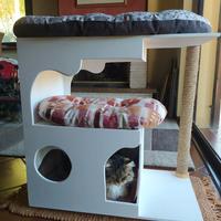 CUCCIA PER GATTO CON TIRAGRAFFI