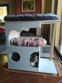 CUCCIA PER GATTO CON TIRAGRAFFI