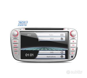 NAVIGATORE RADIO 7" PER FORD TONDO COLORE GRIGIO 