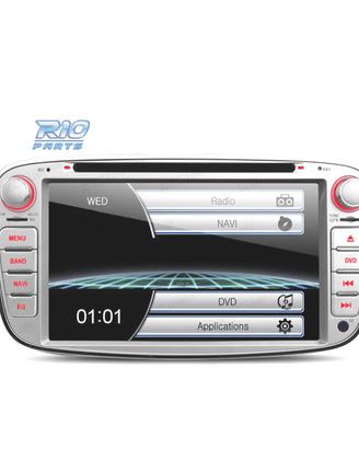 NAVIGATORE RADIO 7" PER FORD TONDO COLORE GRIGIO 