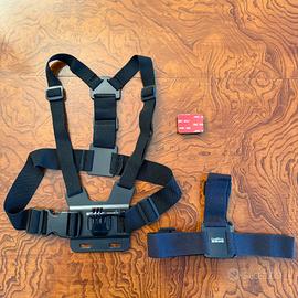 Imbracatura pettorale e fascia da testa per GoPro