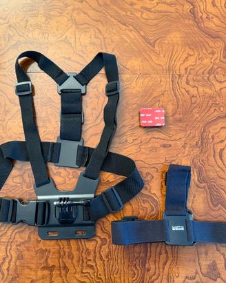Imbracatura pettorale e fascia da testa per GoPro