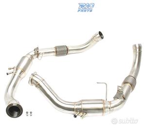 SOPPRESSORE DOWNPIPE PORSCHE PANAMERA 19- ACCIAIO