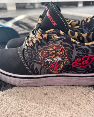 Ed Hardy x Heelys