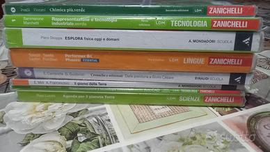 Libri scolastici, scuola superiore istituto Hack