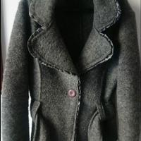 Giacca elegante da donna in lana cotta, taglia M