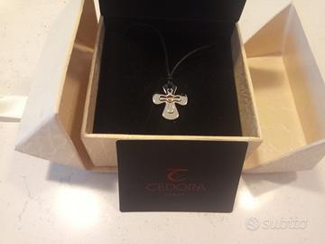 Ciondolo croce Tedora Acciaio inox nuovo