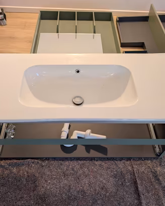 Mobile Bagno Verde+ Specchio