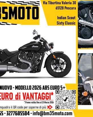 Indian Scout Sixty Classic 2026 - PROMO