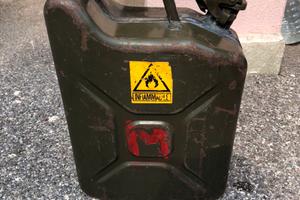 Tanica carburante dopoguerra 10 litri