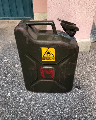 Tanica carburante dopoguerra 10 litri