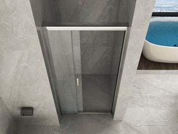 Box Porta Doccia Cristallo 1 Lt 3 Ante Scorrevoli