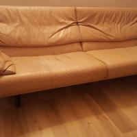 Paolo Piva B&B Italia Alanda Divano pelle anni 80