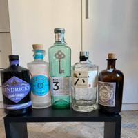 Box bottiglie gin vuote