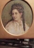 Dipinto antico con cornice