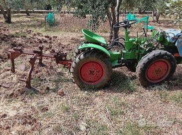Trattorino snodato 4 ruote, Diesel 