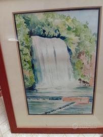 quadro con un paesaggio naturale 