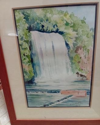 quadro con un paesaggio naturale 