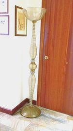 Lampada da terra originale vetreria Anfora Murano