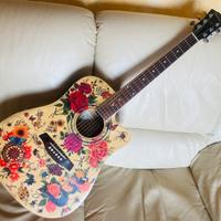 Chitarra Acustica Ibanez V-70CE personalizzata