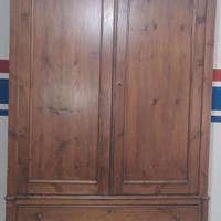 Armadio artigianale antico fine 800 inizi 900