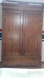 Armadio artigianale antico fine 800 inizi 900