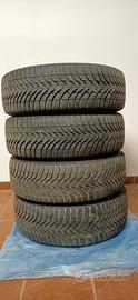 Gomme neve Michelin 205 55 16  su cerchi acciaio 