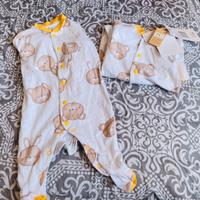 Lotto 2 tutine primaverili neonato