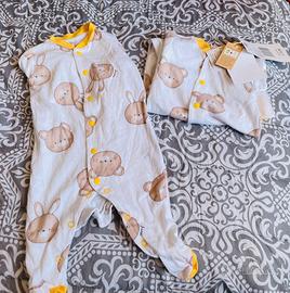 Lotto 2 tutine primaverili neonato