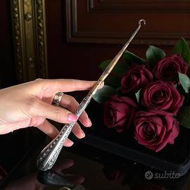 Antico allaccia stivali argento 1800 art nouveau