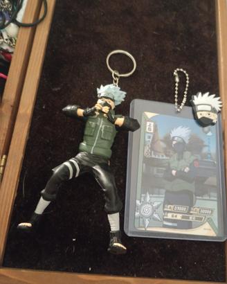 portachiavi Kakashi +segnalibro con carta Kakashi 