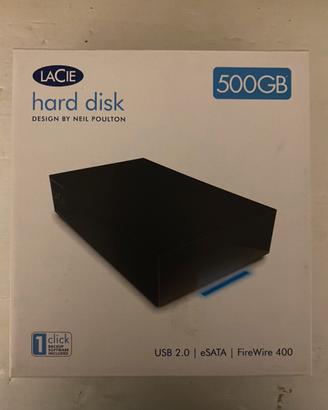 HDD Lacie- Design Neil Poulton-500 GB