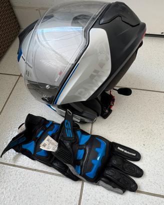 Casco e guanti BMW