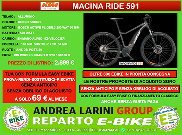 ebike front Ktm Macina Ride 591